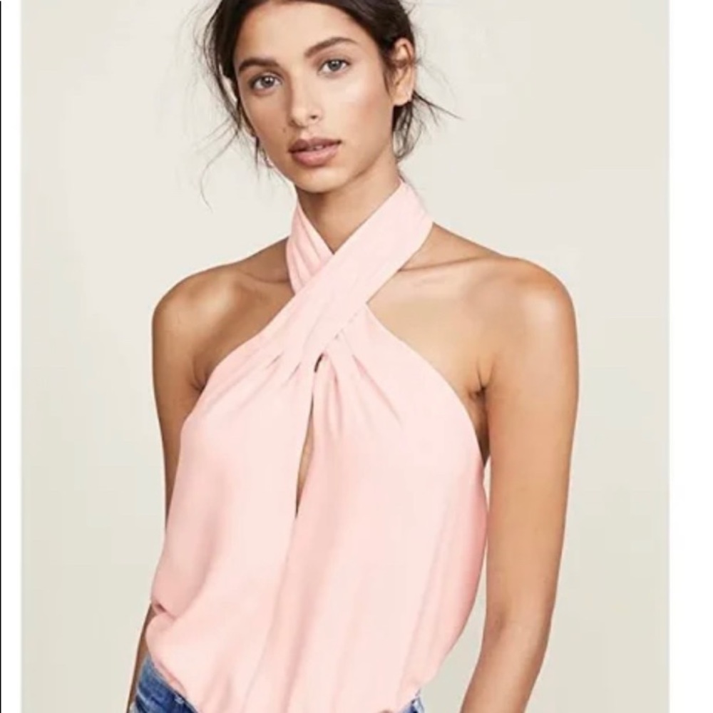 Amanda Uprichard pink halter size small